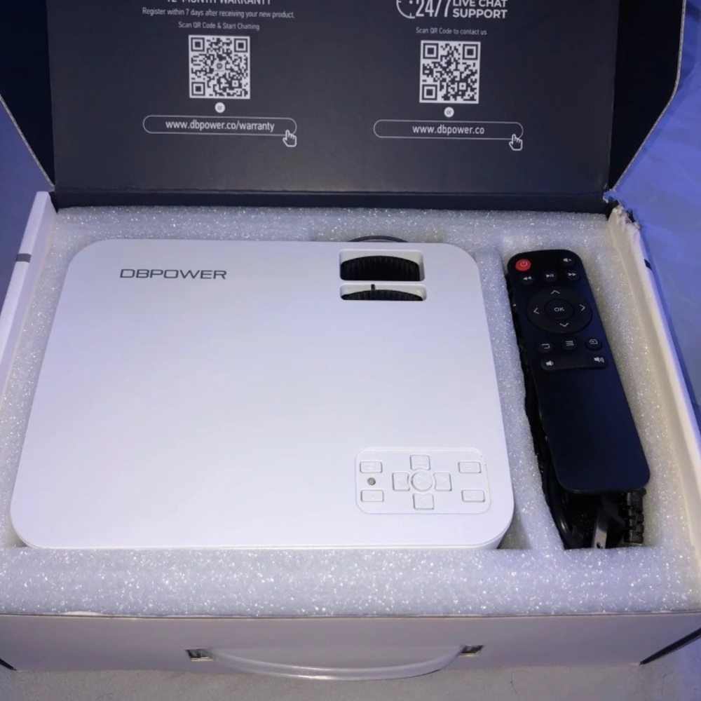 Mini projector with mount